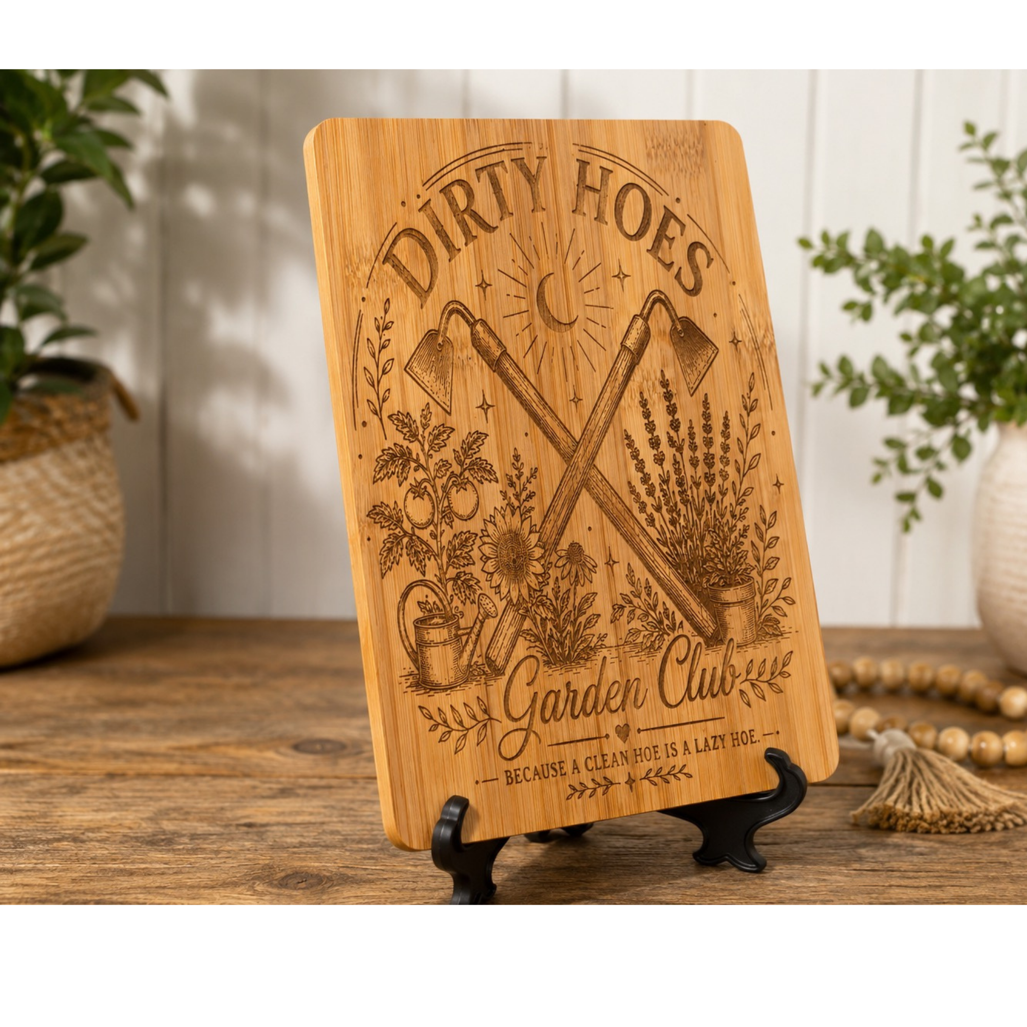 Engraved Bamboo Display Board - Image 2