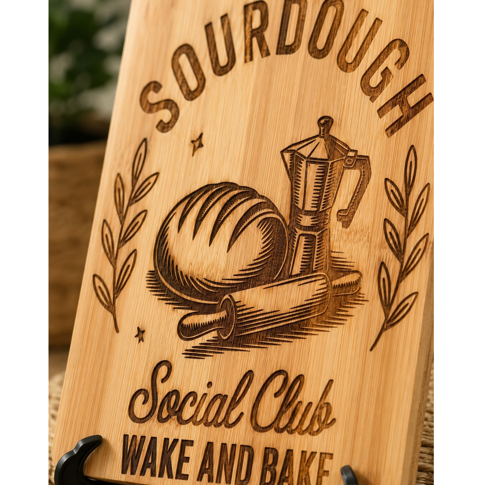 Engraved Bamboo Display Board - Image 8